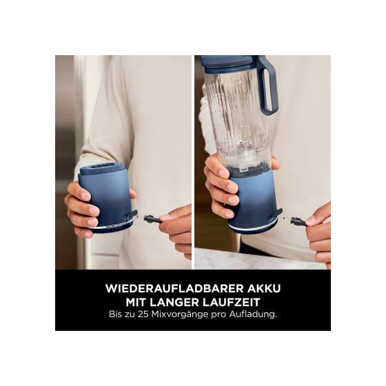 BC251EU Blast Max 0,57 l Standmixer 3 Geschwindigkeiten  (Blau, Transparent) 