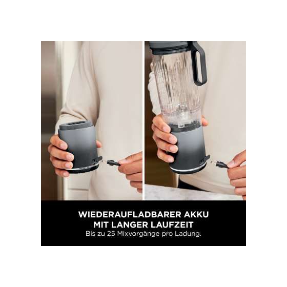 BC251EU Blast Max 0,57 l Standmixer 3 Geschwindigkeiten  (Grau, Transparent) 