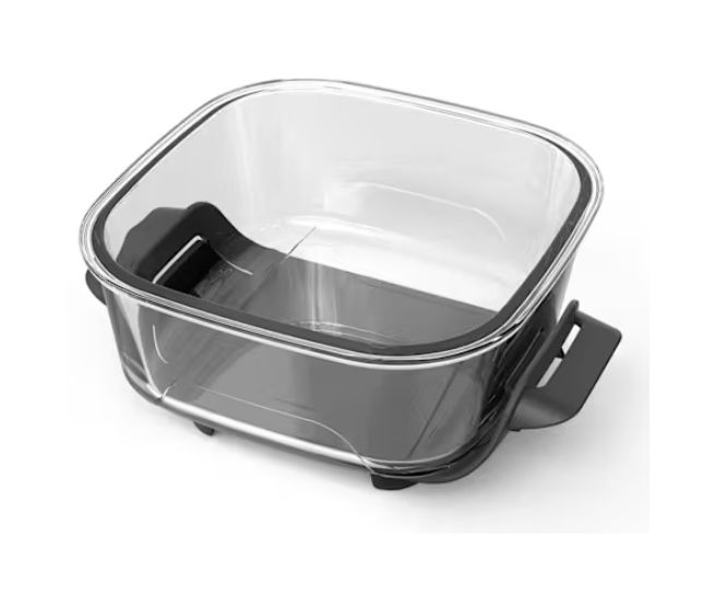Crispi TempWare Glasbehälter Container Quadratisch 1,4 l Glas  (Transparent) 