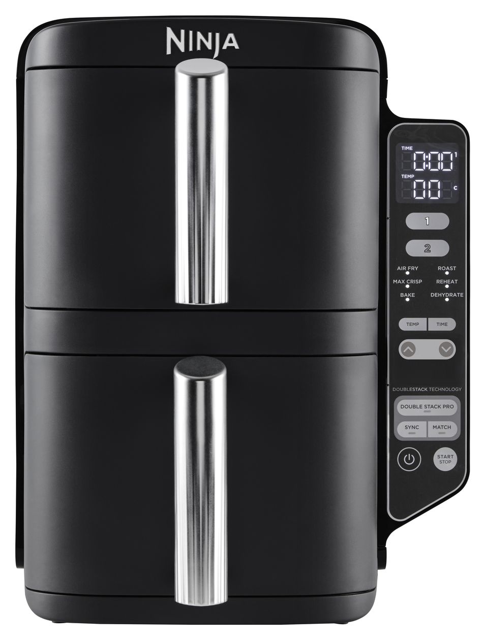 SL300EU Doppel Low Fat Fritteuse 7,6 l 2470 W  (Schwarz) 