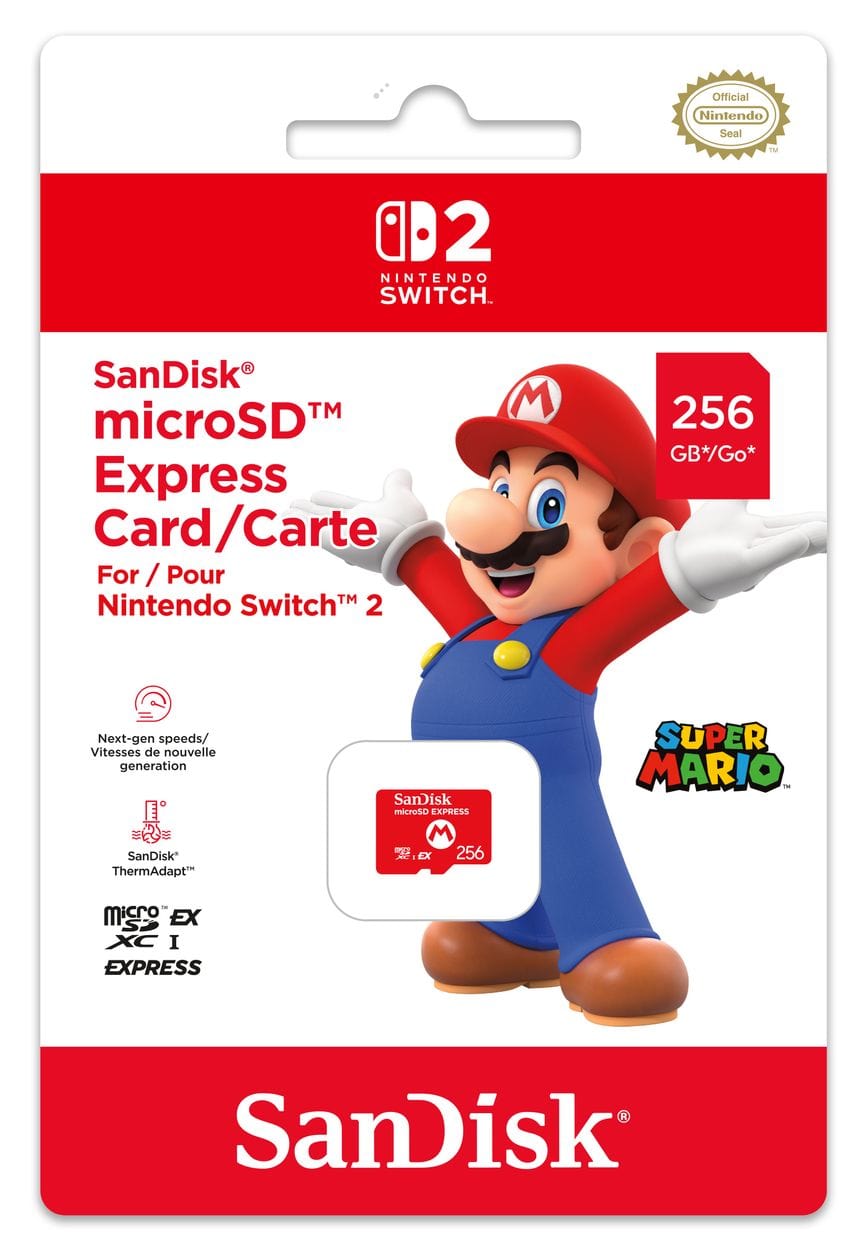10016157 Mario Design MicroSDXC Speicherkarte 256 GB 