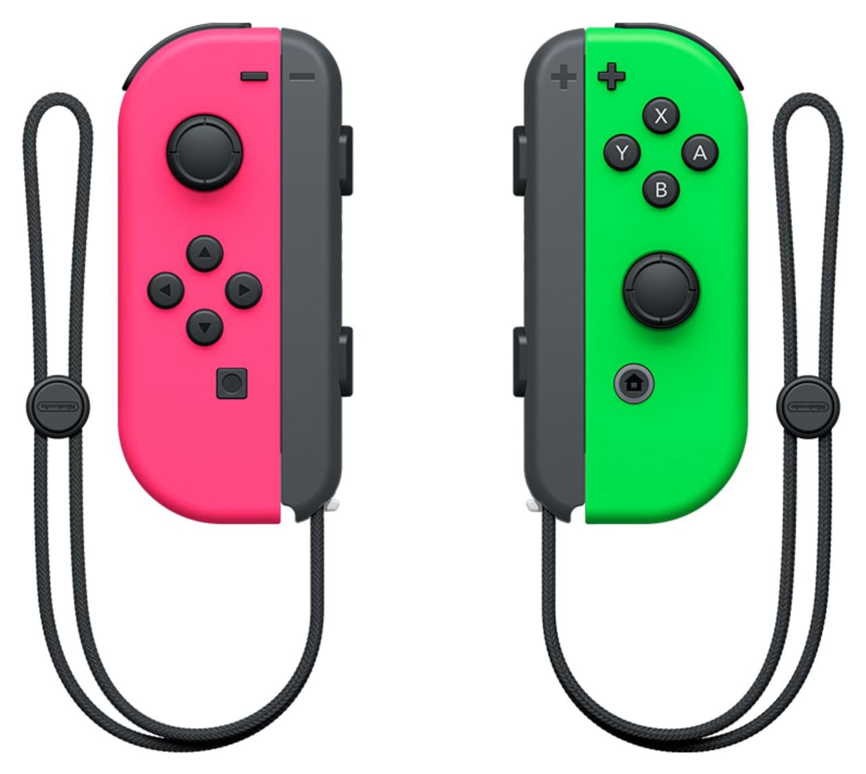 Joy-Con 2er Set Analog / Digital Gamepad für Nintendo Switch 2 (Schwarz, Pink, Hellgrün) 