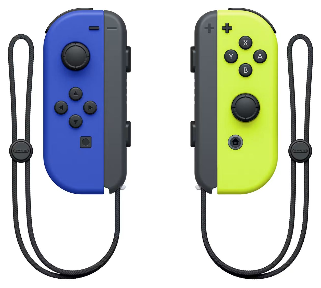 Joy-Con 2er Set Digital Gamepad für Nintendo Switch, Nintendo Switch OLED  (Blau, Gelb) 