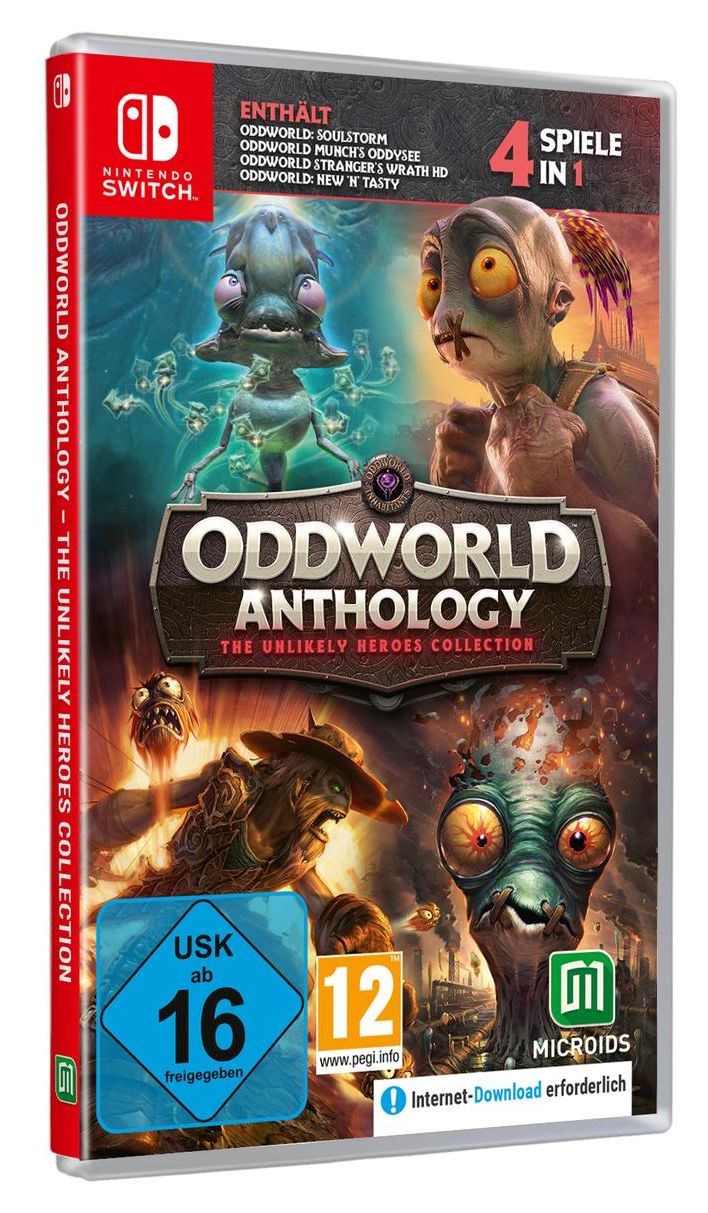 Oddworld Anthology: The Unlikely Heroes Collection (Nintendo Switch) 