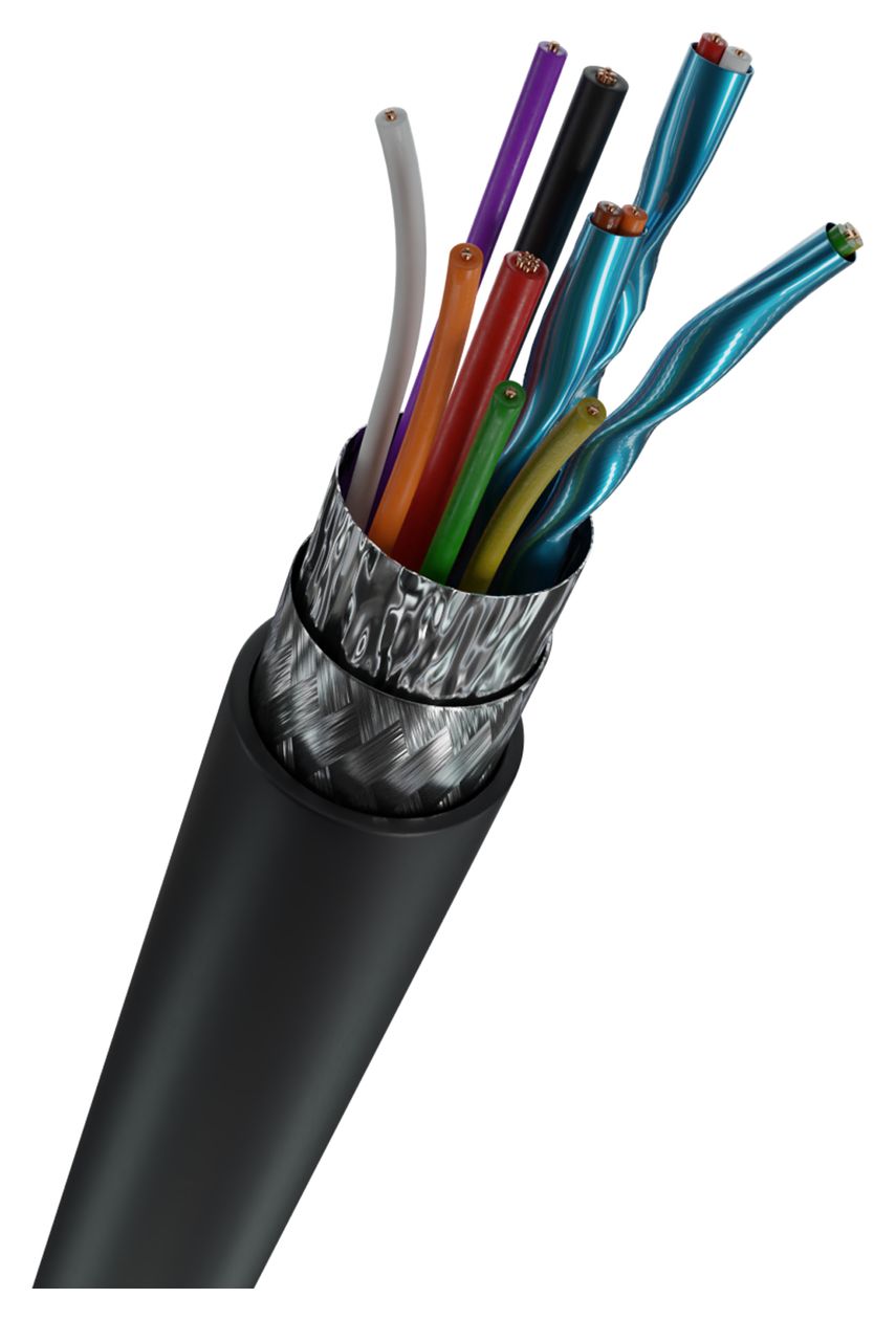 33202 20 Gbit/s Rundkabel USB C auf USB C Männlich bis 60 W 3 m  (Schwarz) 