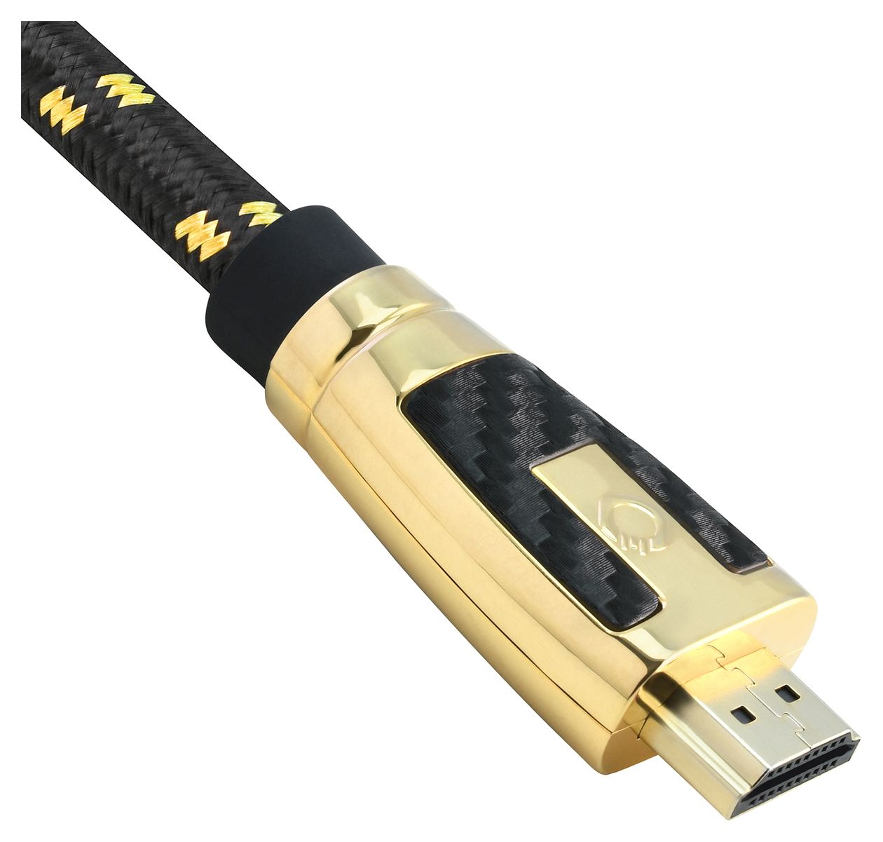Carb Connect Ultra 48 Gbit/s Stecker Gerade HDMI auf HDMI Typ A (Standard) 2,2 m  (Schwarz, Gold) 
