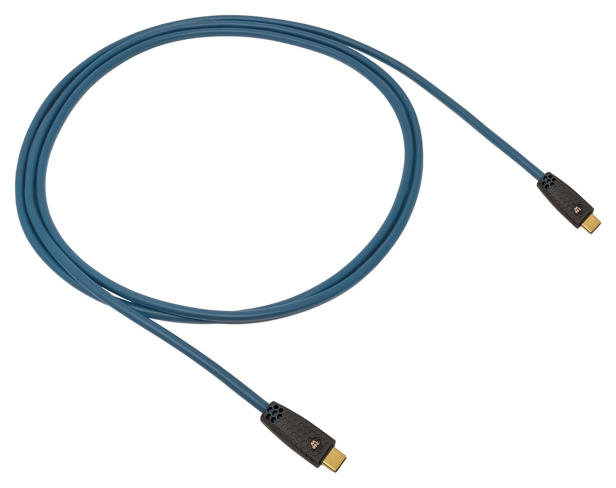 D1C9566 40 Gbit/s USB C auf USB C Männlich bis 240 W 1 m  (Blau, Schwarz) 
