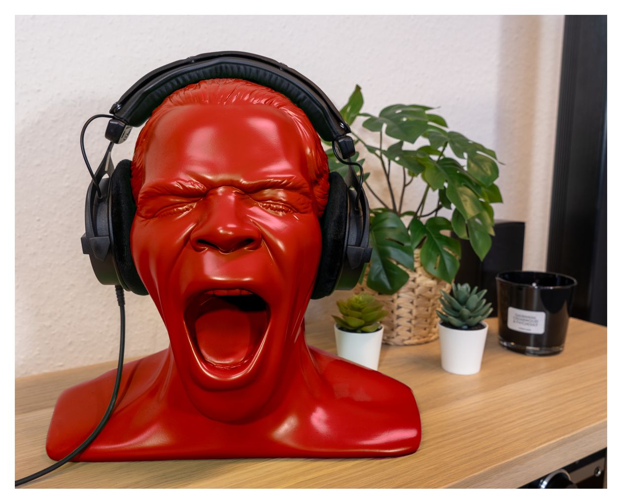 Scream Unlimited Plus Kopfhörerständer  (Rot) 
