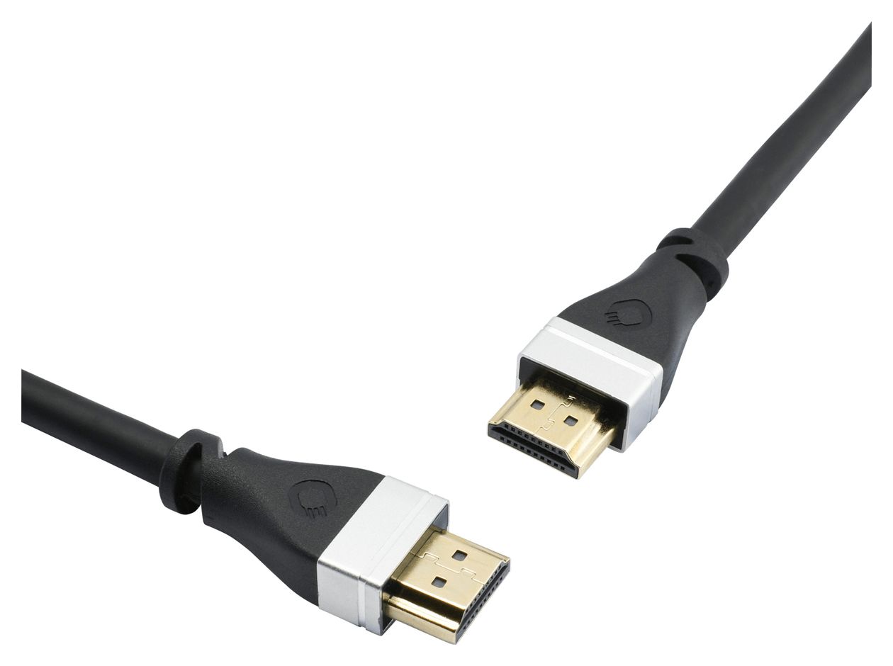 SL UHS 48 Gbit/s Stecker Gerade HDMI auf HDMI Typ A (Standard) 1 m  (Schwarz) 