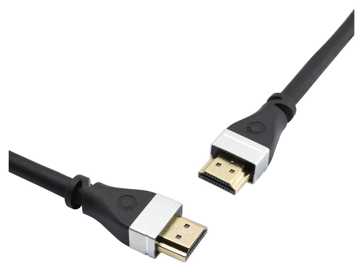 SL UHS 48 Gbit/s Stecker Gerade HDMI auf HDMI Typ A (Standard) 1,5 m  (Schwarz) 