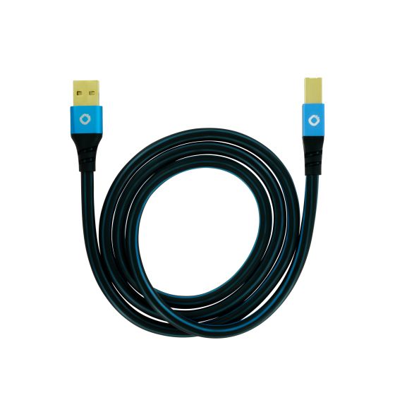 USB Plus B 0,48 Gbit/s Rundkabel USB A auf USB C Männlich 7,5 m  (Blau) 