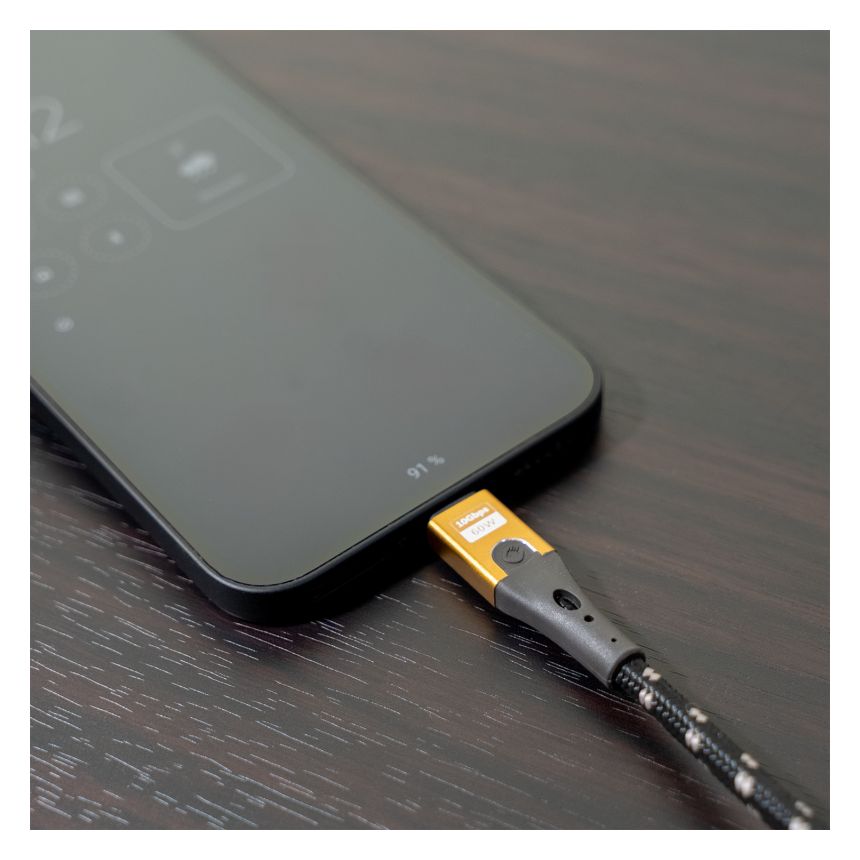 USB Primus AC 10 Gbit/s Rundkabel USB A auf USB C Männlich bis 60 W 3 m  (Schwarz) 