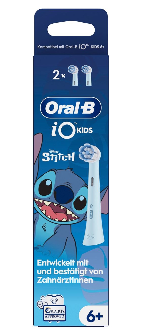 iO Kids 6+ Disney Stitch Aufsteckbürsten, 2 Stück 