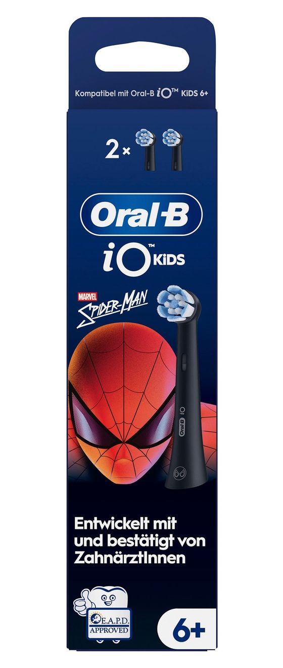 iO Kids 6+ Marvel Spiderman Aufsteckbürsten, 2 Stück 