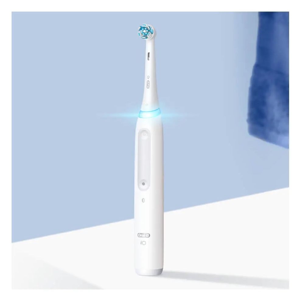 iO Series 4 Quite White Rotierende Zahnbürste für Erwachsene  (Weiß) 