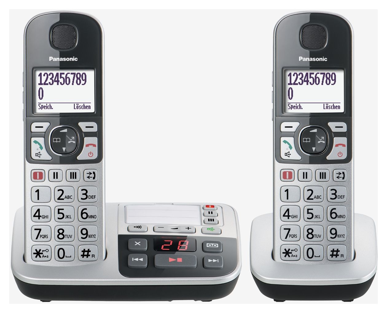 KX-TGE522 DECT-Telefon  (Silber) 