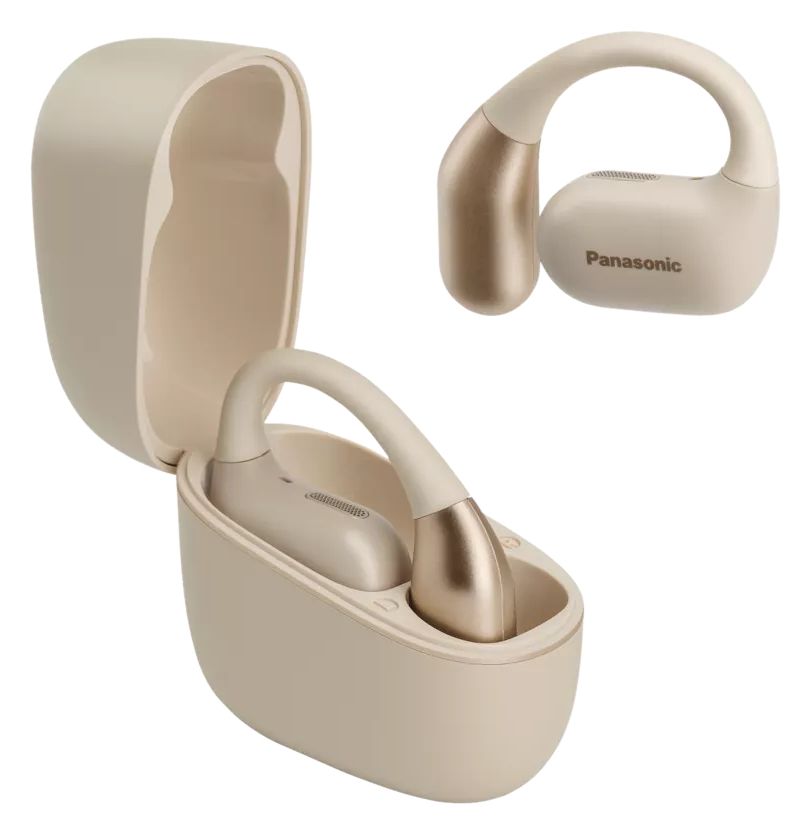 RB-F10DE Knochenschall Bluetooth Kopfhörer kabellos 7 h Laufzeit IPX4  (Beige) 