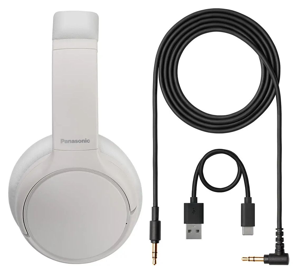 RB-M600B Over Ear Bluetooth Kopfhörer kabelgebunden&kabellos 65 h Laufzeit USB Typ-C  (Beige) 