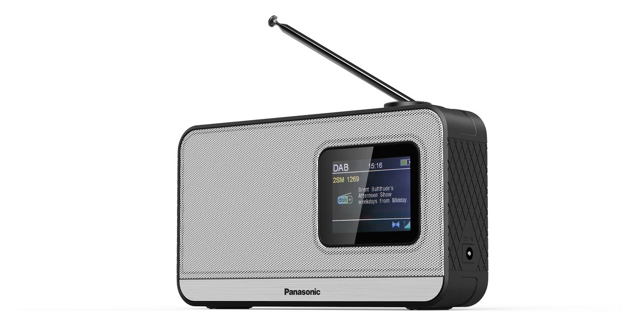 RF-D15 Bluetooth DAB+, FM Radio Tragbar  (Schwarz, Silber) 