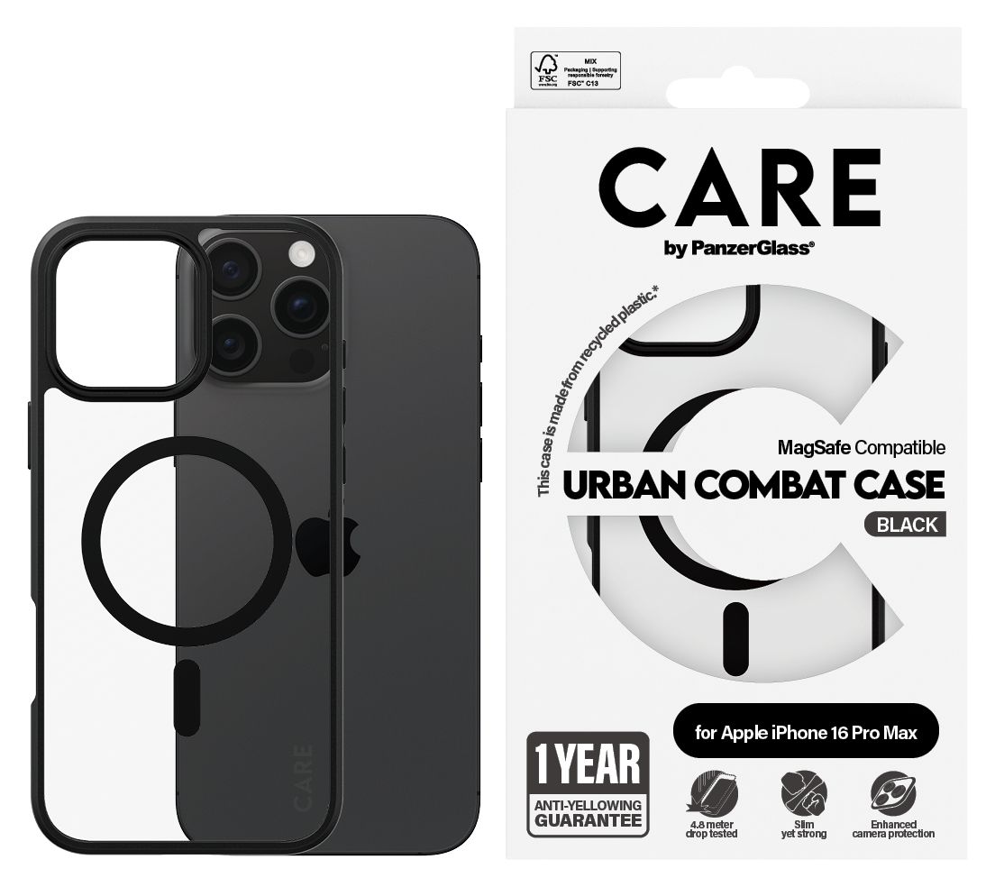 1360 Flagship Case Cover für Apple Apple - iPhone 16 Pro Max  (Schwarz) 