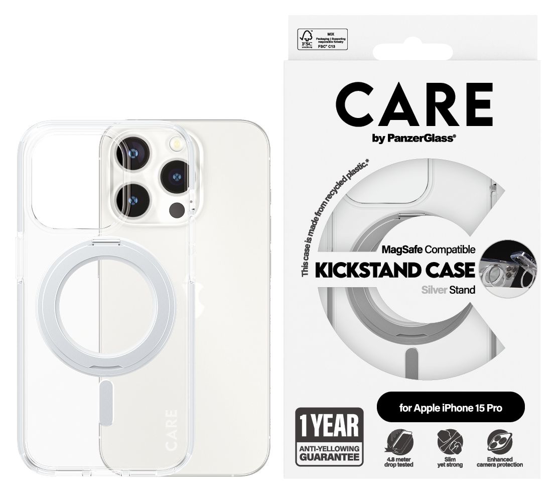 1414 Feature Case Cover für Apple Apple - iPhone 15 Pro  (Transparent) 