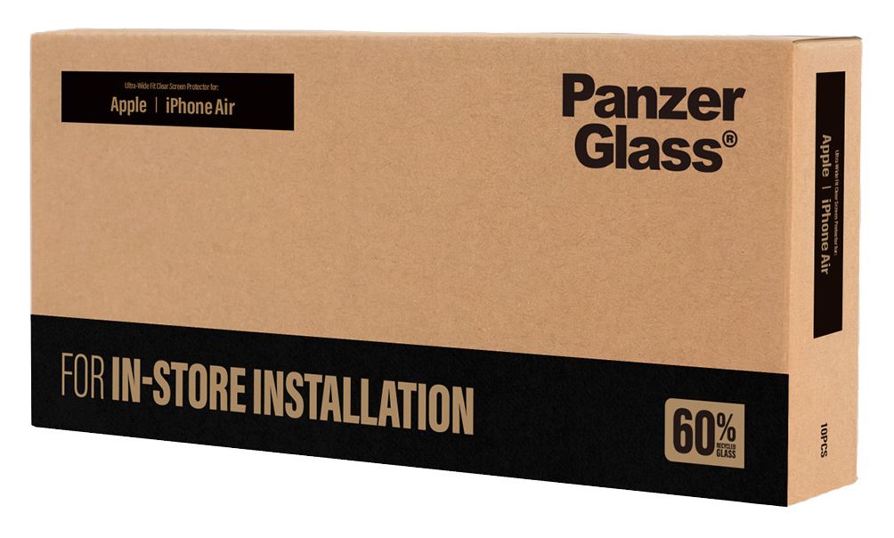 36771 Klare Bildschirmschutzfolie Polyethylenterephthalat, Silikon Apple - iPhone Air Kratzresistent, Schockresistent 