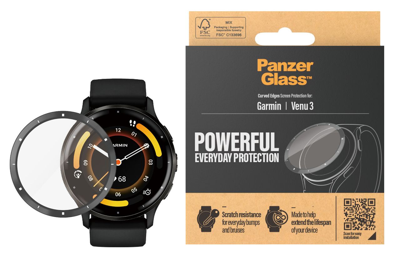 3699 Displayschutz Klare Bildschirmschutzfolie Polyethylenterephthalat, Silikon für  Garmin Garmin - Venu 3 Kratzresistent, Schockresistent, Antibakteriell 