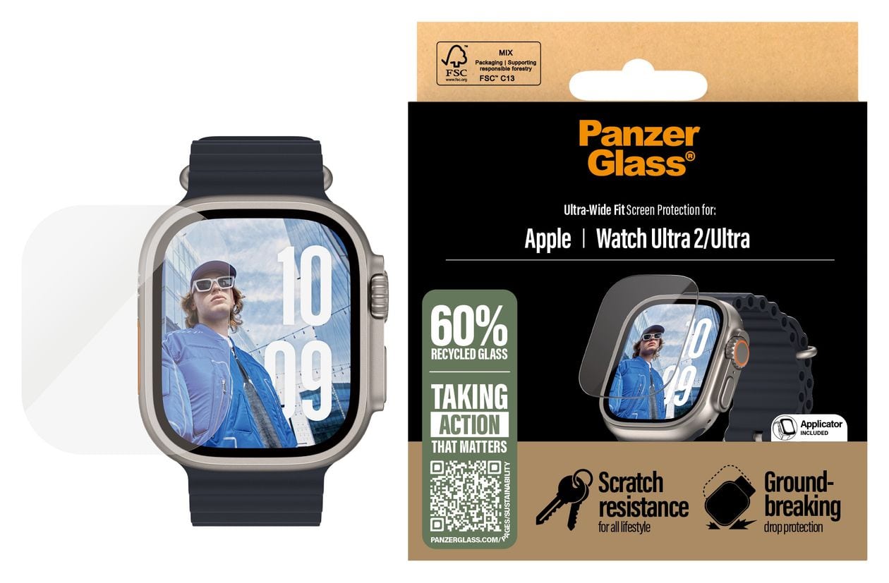 Screen Protector Klare Bildschirmschutzfolie Gehärtetes Glas für Apple Watch Ultra Ultra 2 Ultra 3 49 mm 