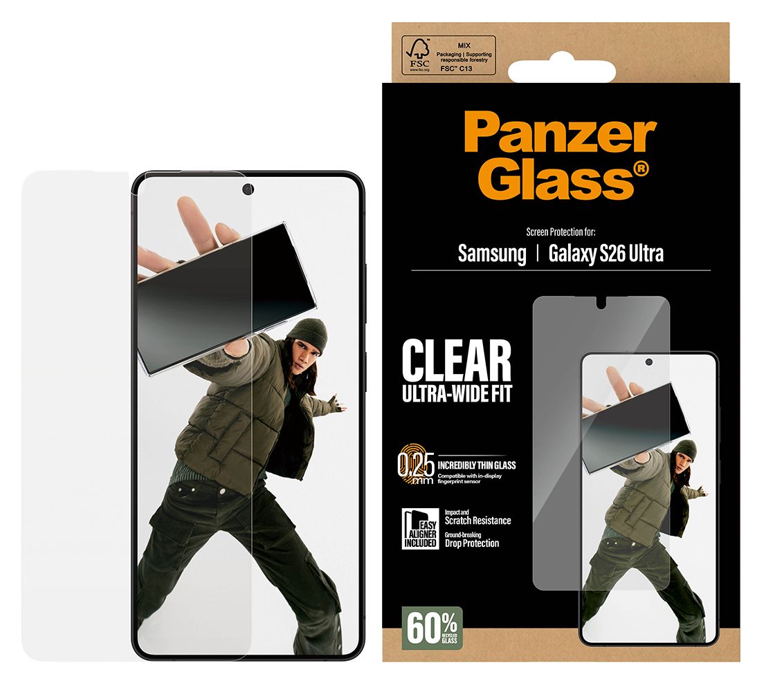 37869 Klare Bildschirmschutzfolie Polyethylenterephthalat, Silikon für  Samsung Samsung - Galaxy S26 Ultra Kratzresistent, Schockresistent 