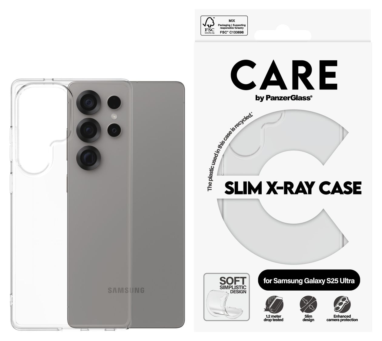 38488 Fashionable Case Cover für Samsung Samsung - Galaxy S25 Ultra  (Transparent) 