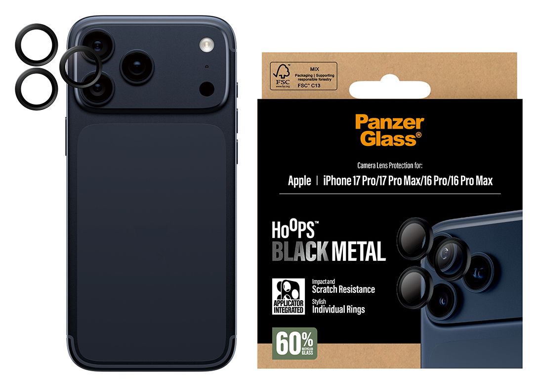 43455 Hoops Kameraschutz Klare Bildschirmschutzfolie Gehärtetes Glas, Silikon für  Apple Apple - iPhone 17 Pro, Apple - iPhone 17 Pro Max, Apple - iPhone 16 Pro, Apple - iPhone 16 Pro Max Kratzresistent, Schockresistent 