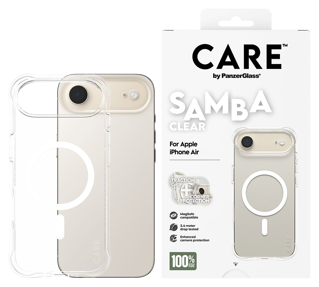 69281 Care Case Samba Cover für Apple Apple - iPhone Air  (Transparent) 