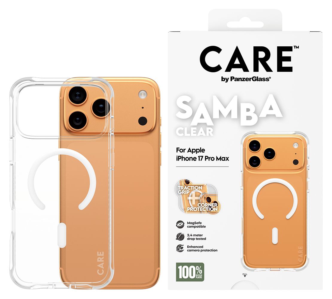 84109 Care Case Samba Cover für Apple Apple - iPhone 17 Pro Max  (Transparent) 