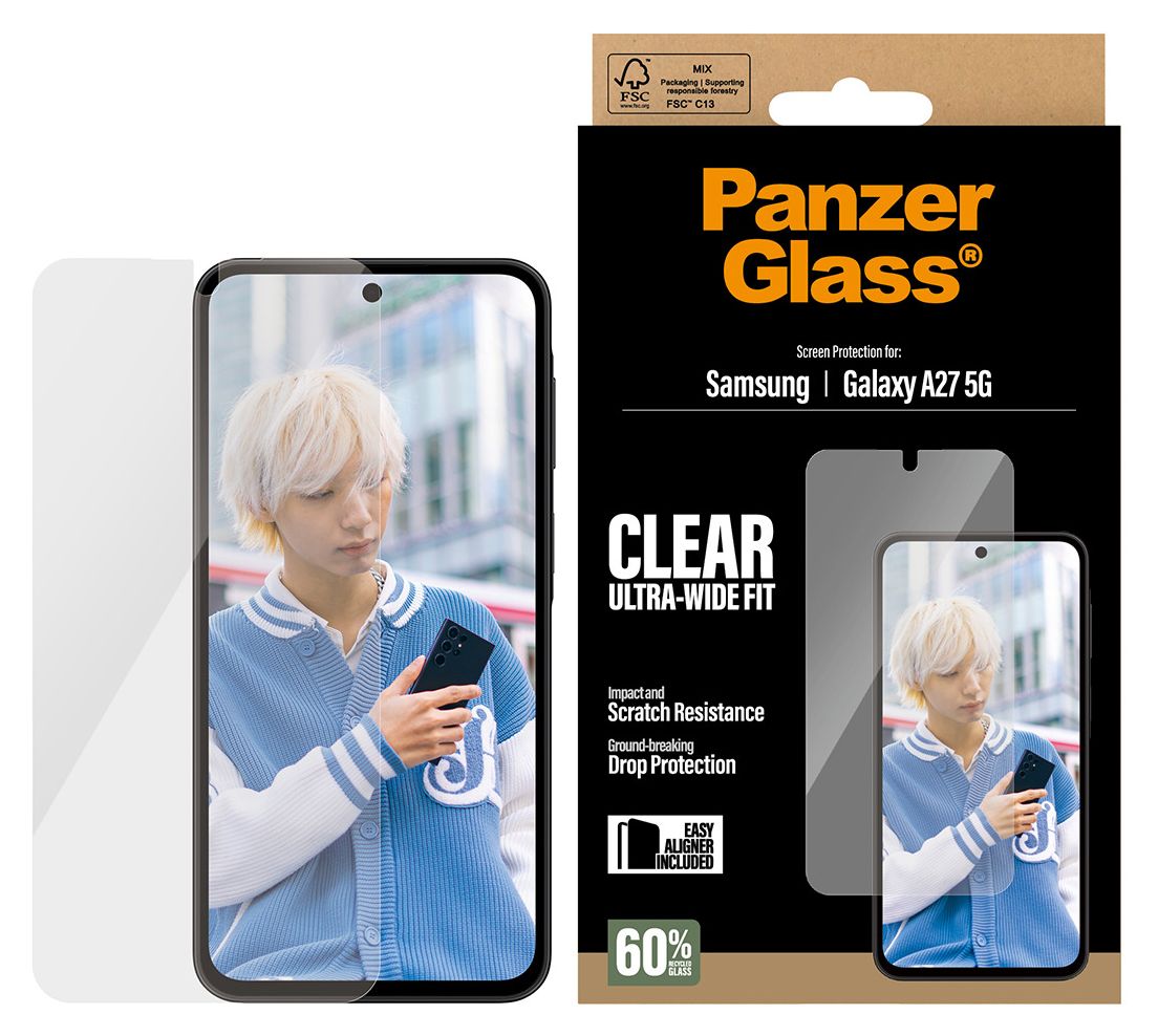 88998 Klare Bildschirmschutzfolie Polyethylenterephthalat, Silikon für  Samsung Samsung - Galaxy A27 5G Kratzresistent, Schockresistent 