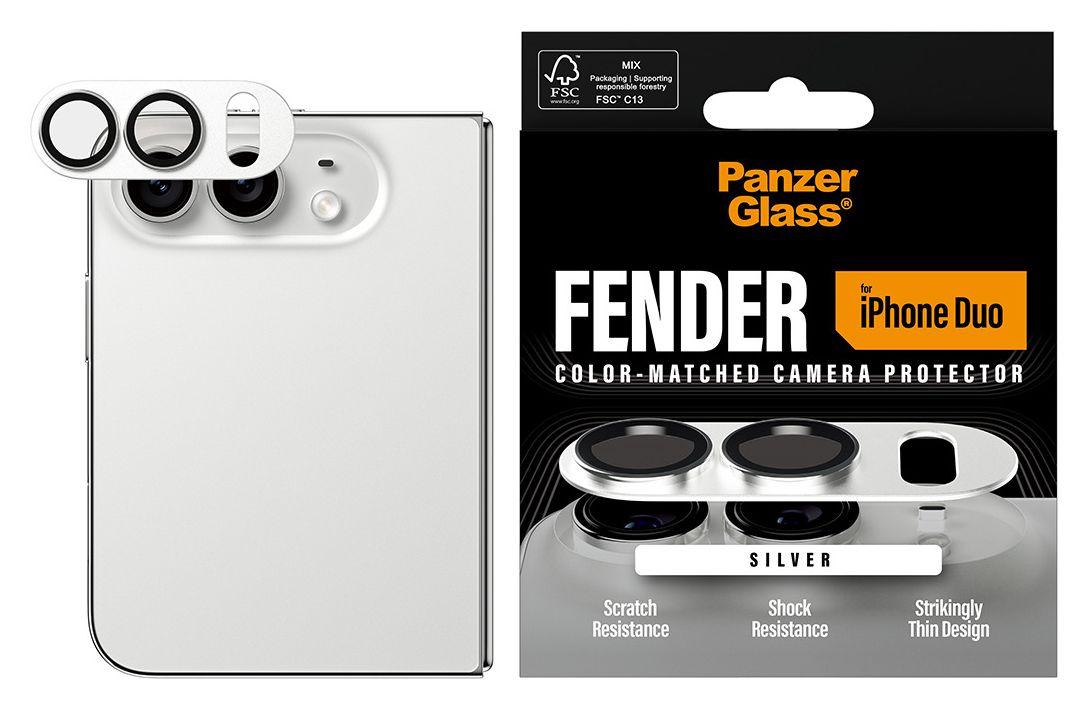 Fender Kameraobjektivschutz Silikon für Apple iPhone Duo 
