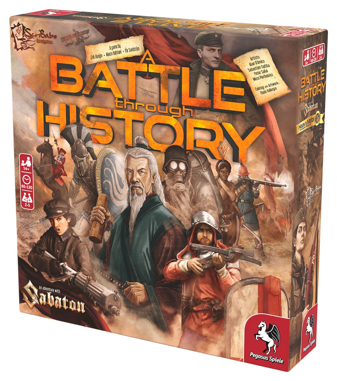 57702G A Battle through History Brettspiel bis zu 5 Spielern ab 14 Jahr(e) 