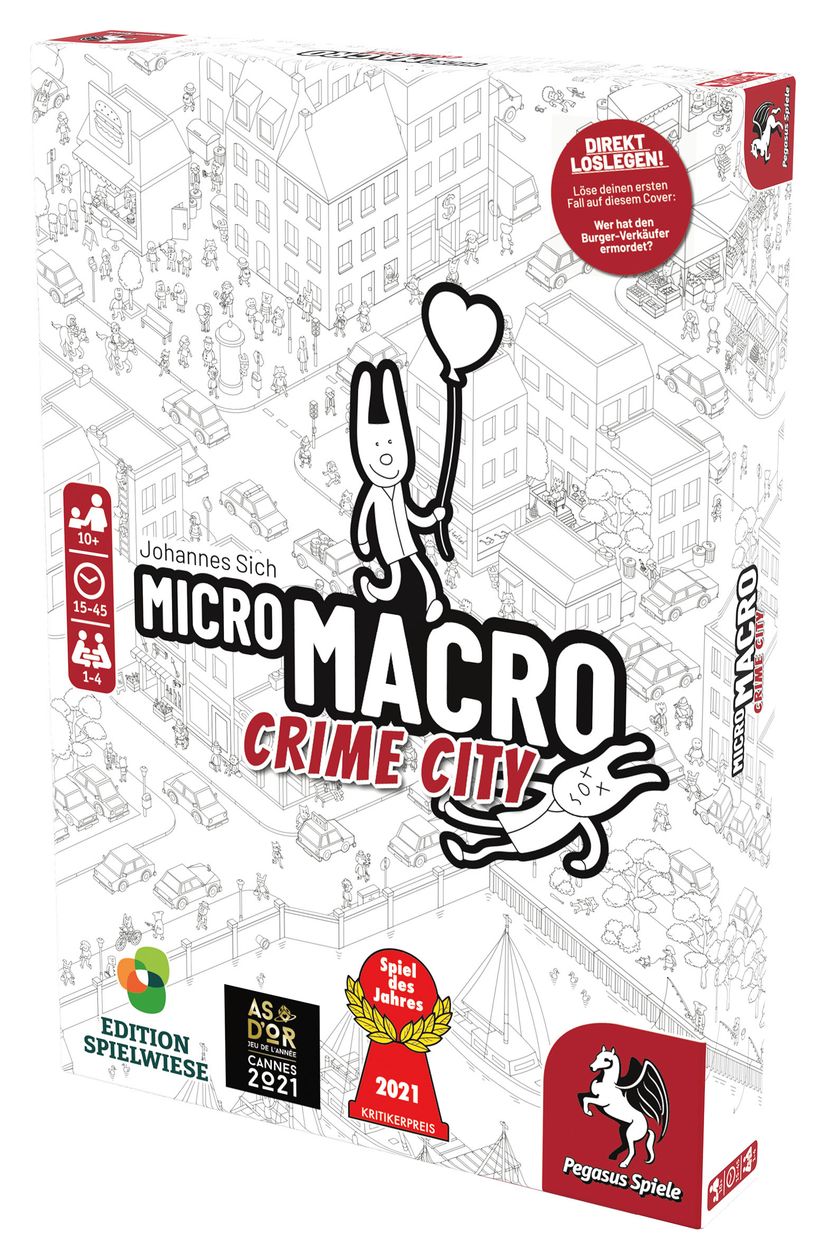 59060G MicroMacro: Crime City Brettspiel bis zu 4 Spielern ab 10 Jahr(e) 