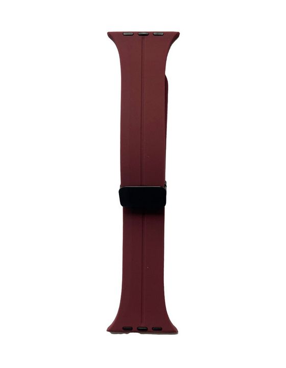 Easy Magnet Armband Apple Watch Ultra 49mm/ Watch 45/44mm (Series 4 - 10)/ 42mm (Series 1 - 3)  (Bordeaux) 