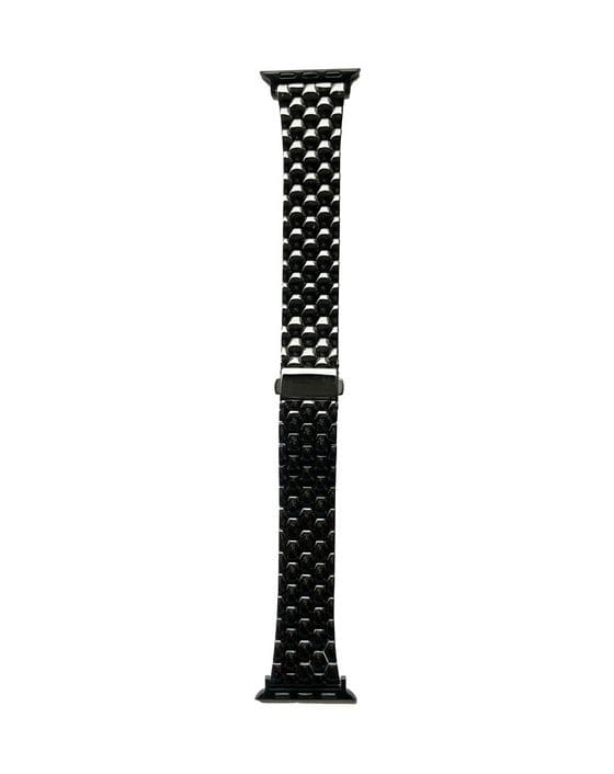 Style Armband Apple Watch Ultra 49mm/ Watch 45/44mm (Series 4 - 10)/ 42mm (Series 1 - 3)  (Schwarz) 