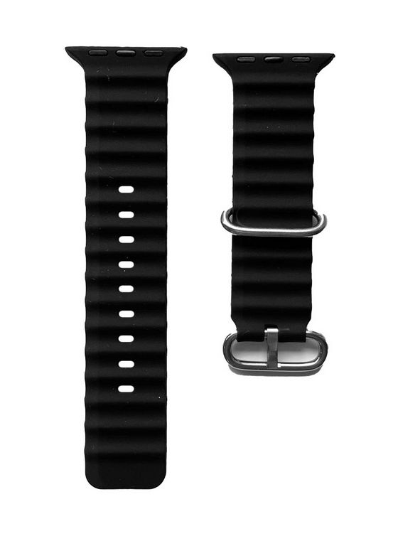 21376 Armband Apple Watch 41/40mm (Series 4 - 10)/ 38mm (Series 1 - 3)  (Schwarz) 