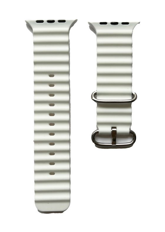 Sporty Armband Apple Watch 41/40mm (Series 4 - 10)/ 38mm (Series 1 - 3  (Weiß) 