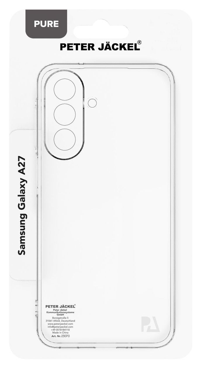 23070 Back Cover Pure Cover für Samsung A27 5G  (Transparent) 