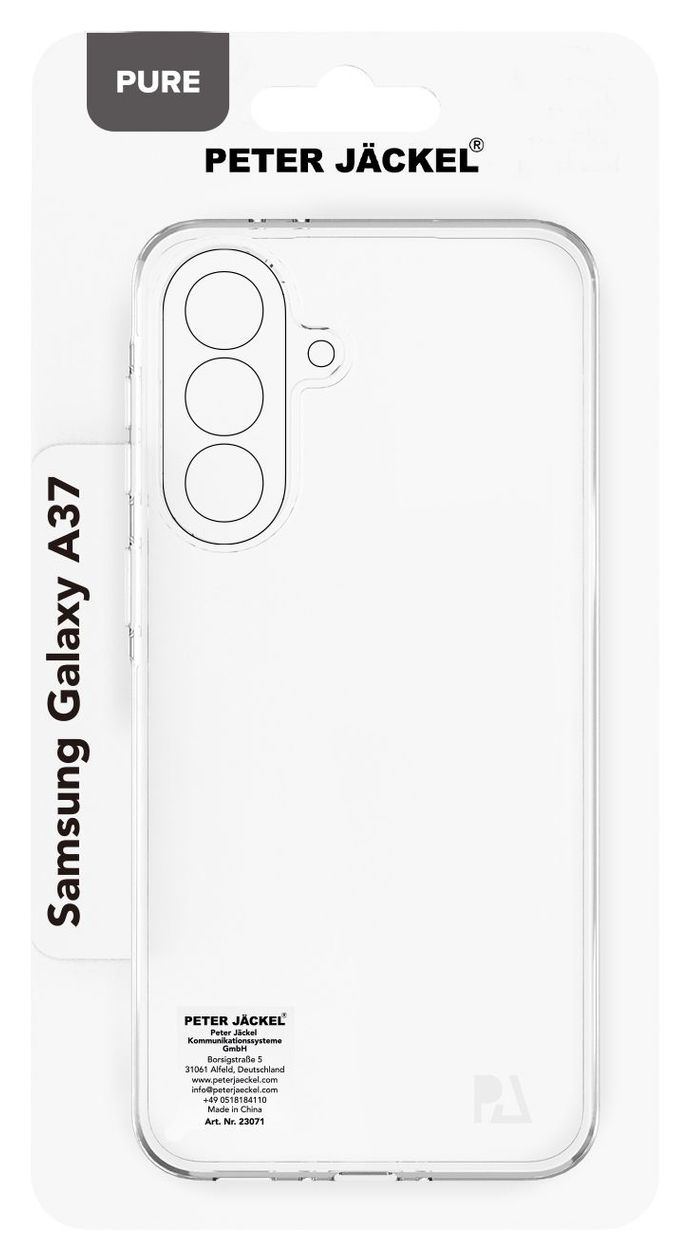 23071 Back Cover Pure Cover für Samsung A37 5G  (Transparent) 