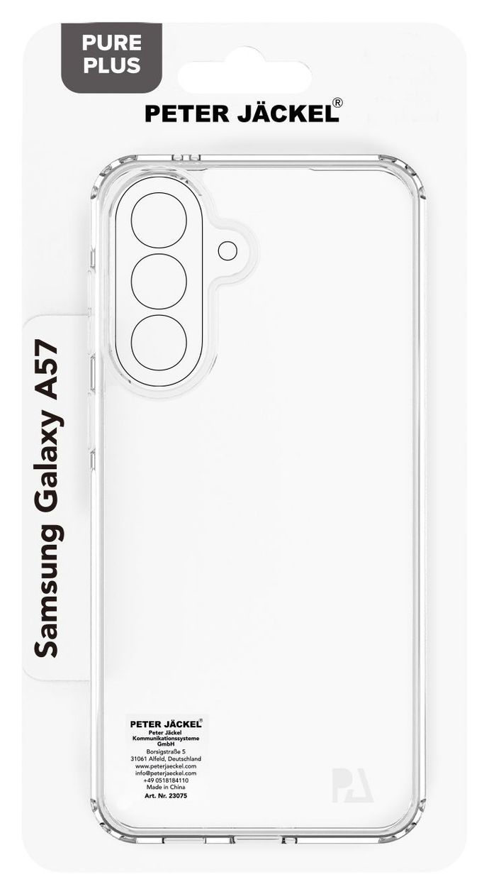 23075 Back Cover Pure Plus Cover für Samsung A57 5G  (Transparent) 