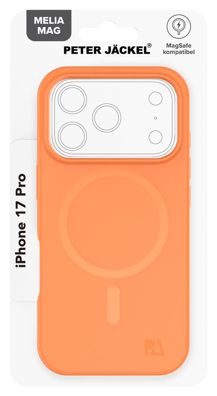 23110 Back Cover Melia Mag Cover für Apple iPhone 17 Pro  (Orange) 