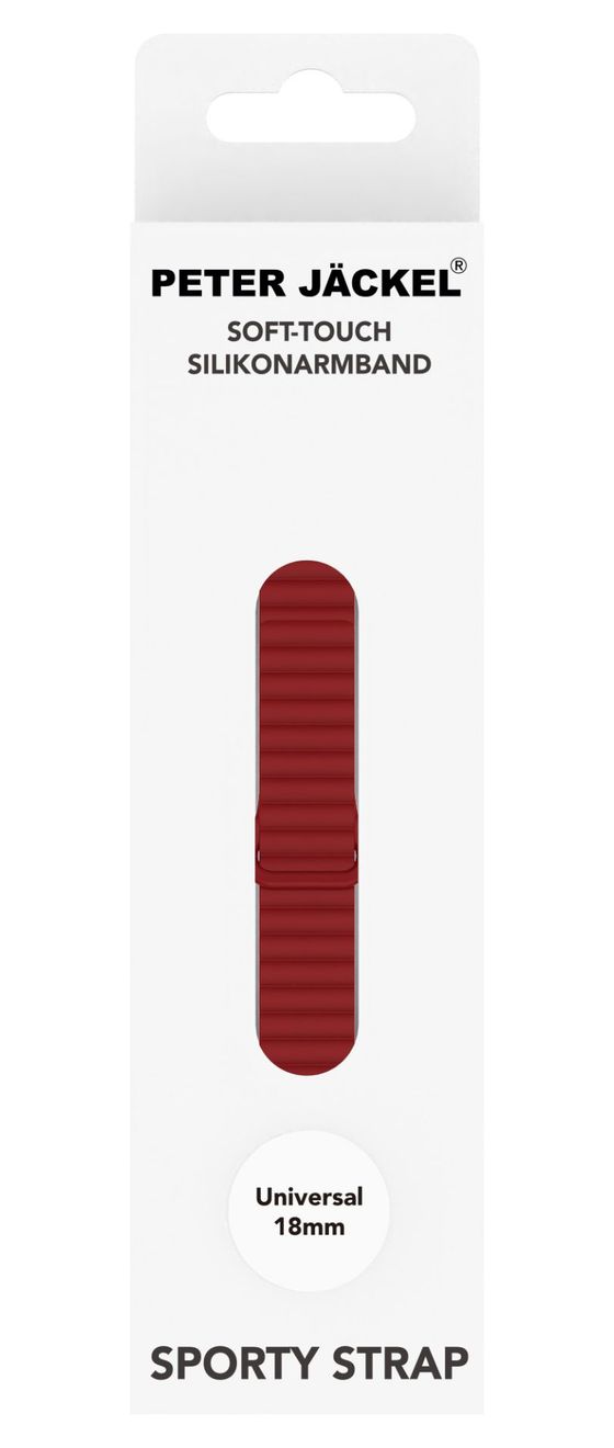 Sporty Strap Armband 18 mm Universal  (Bordeaux) 