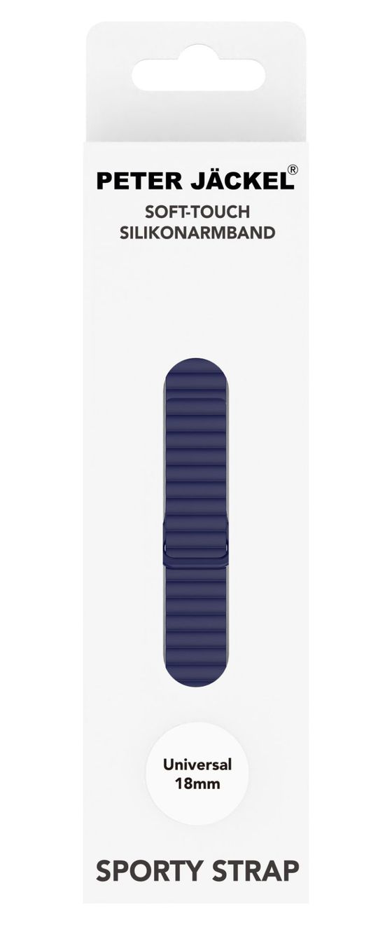 23136 Armband 18 mm Universal  (Dunkelblau) 