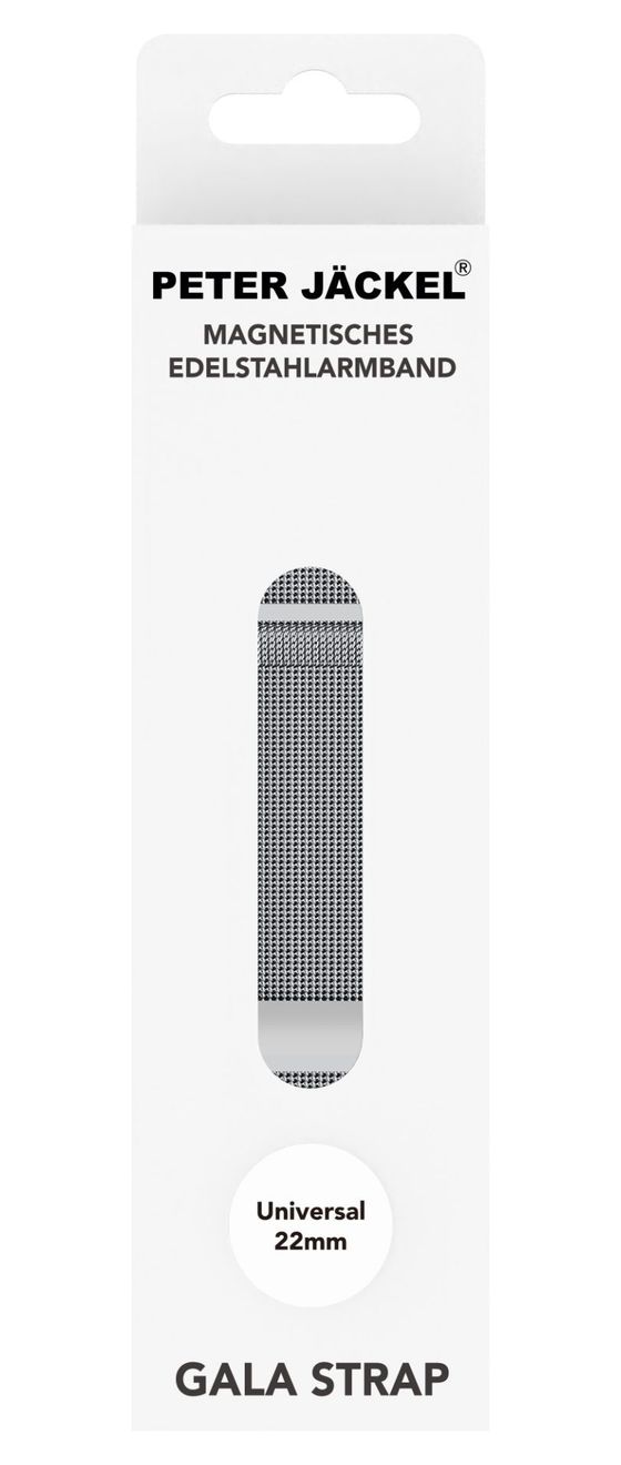Gala Strap Armband 22 mm Universal  (Silber) 