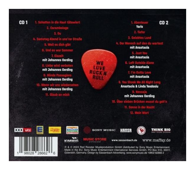 Peter Maffay - We Love Rock'n'Roll (Leipzig-Live-2024) 2CD 