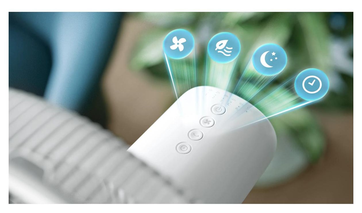 2000 Series CX2550/00 2562 m³/h Ventilator Stand neigbar 46 dB  (Grau) 